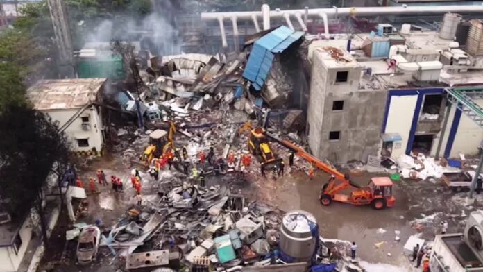 blast Telangana Pharma Plant Blast